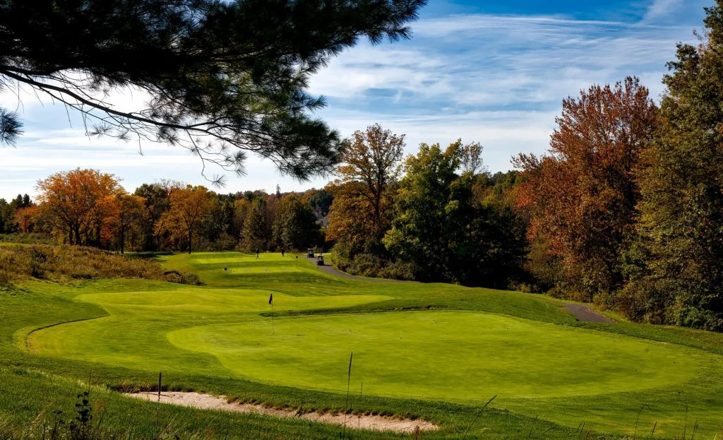 Connecticut landscape in autumn